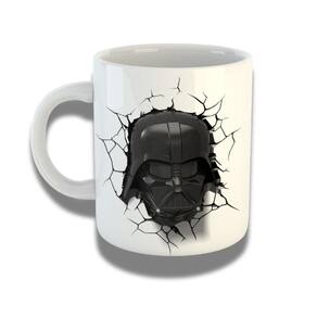 Caneca De Porcelana 325ml Com Design 3d Exclusivo Darth Vader