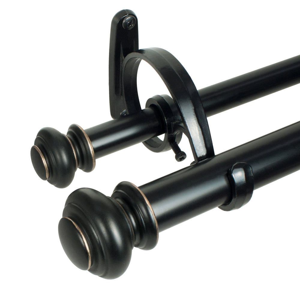 Conjunto de varetas telescópicas de cortinas duplas Decopolitan Urn 90-180cm