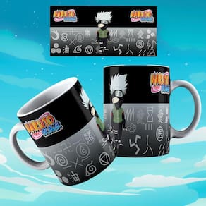 Caneca De Porcelana 325ml Animes Decorada Naruto 2