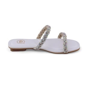 Chinelo Rasteirinha Molekinha Menina 2354.108 Tiras Strass