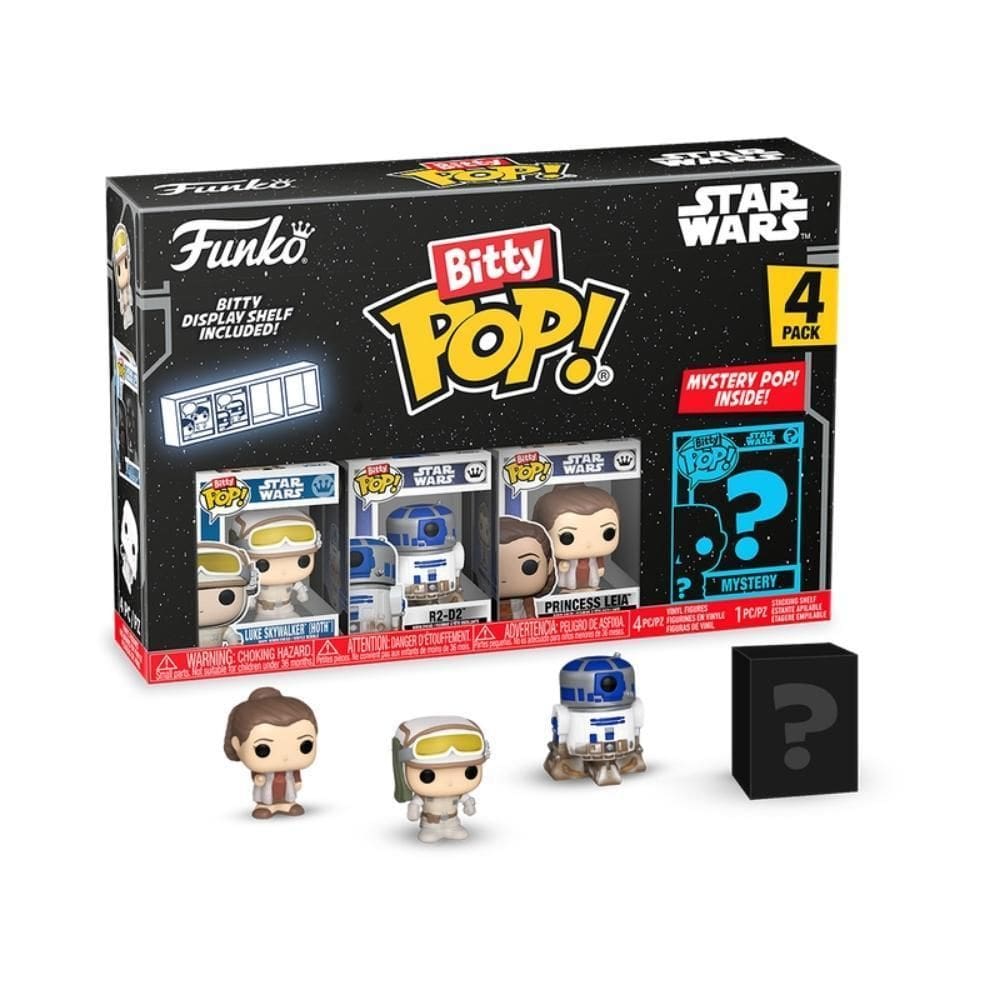 Bitty Pop Star Wars Episódio V - Luke, R2-D2 E Chewbacca