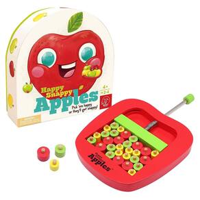 Jogo de estratégia de madeira ROO Games Happy Snappy Apples Kids