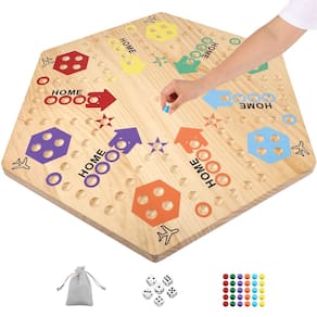 Jogo de tabuleiro Medikaison Extra Large Wahoo Marble 60cm 4-6 jogadores