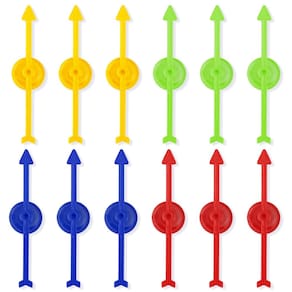 Arrow Game Spinners NQEUEPN 12 peças de plástico 10 cm 4 cores