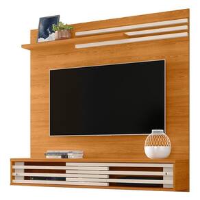 Painel Home Suspenso Frizz Sublime Cinamomo Off White Para Tv Até 55 Madetec Cinamomo Off White