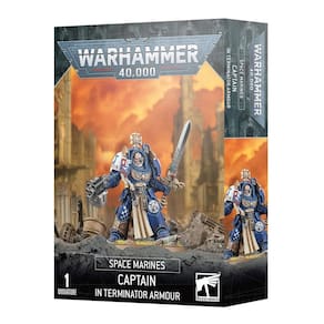 Boneco de ação Warhammer 40.000 Space Marines Captain Terminator