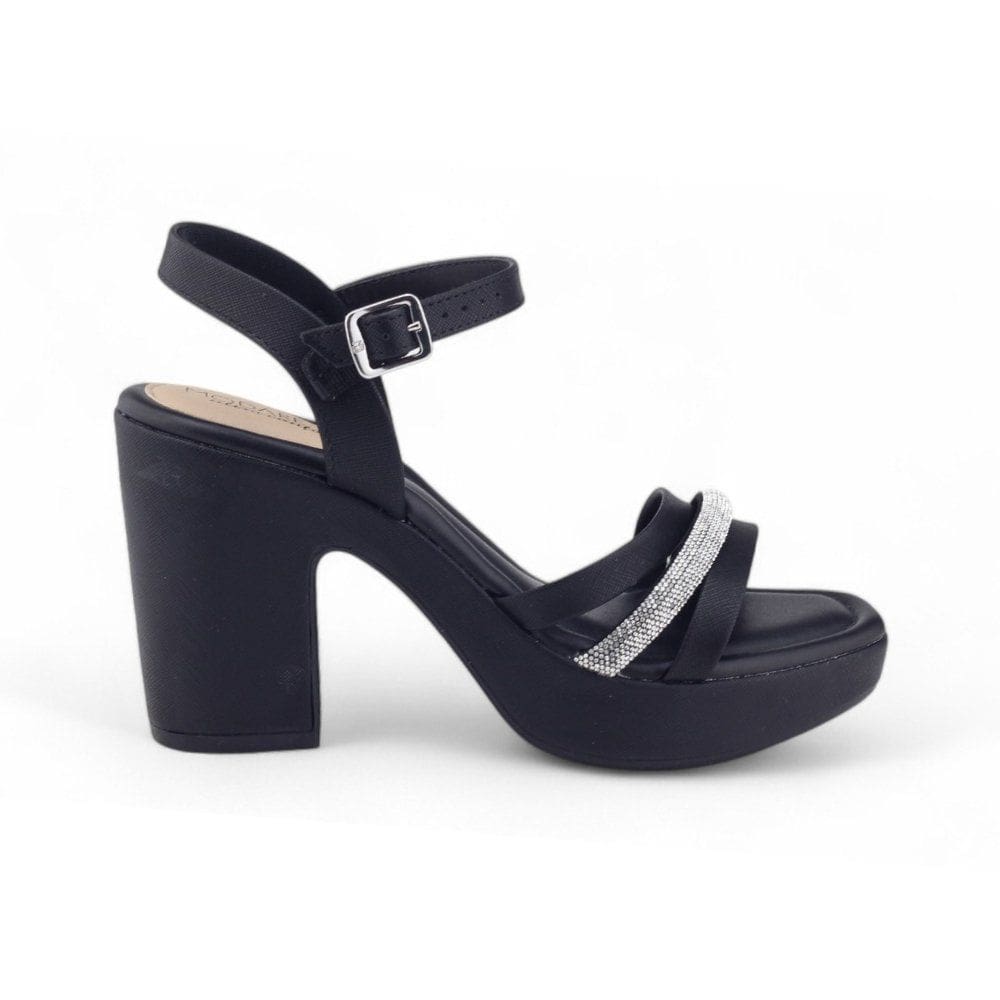Sandália Modare UltraConforto 7203-104 Meia Pata com Strass