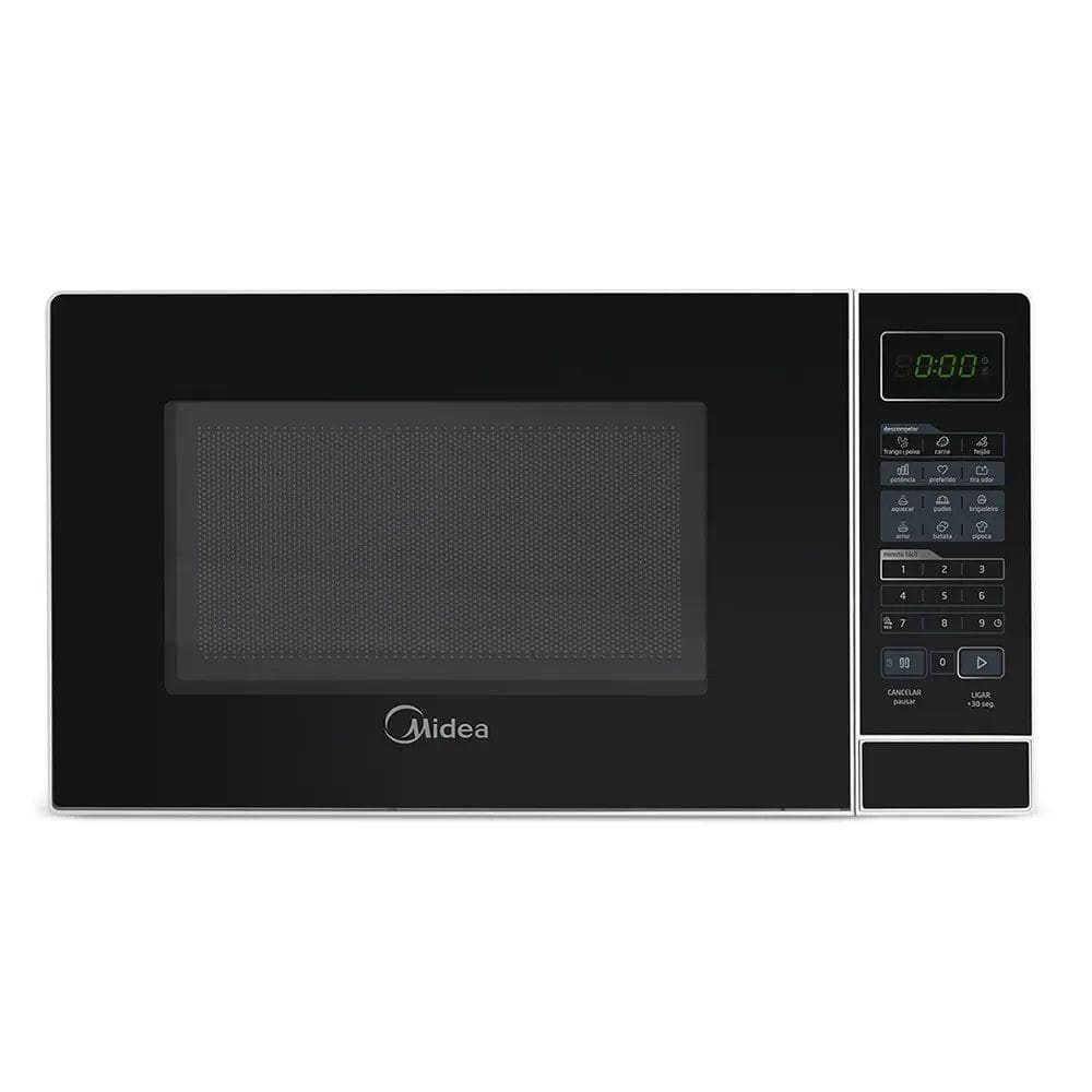 Micro-ondas 20l Porta Preta Minuto Fácil Midea Mras21-127v