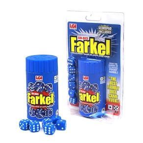 Jogo clássico de Farkel: jogos lendários com 6 dados e instruções.