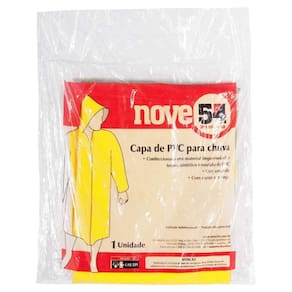 Capa Pvc Nove54 Laminado S/Forro Gg Amarela