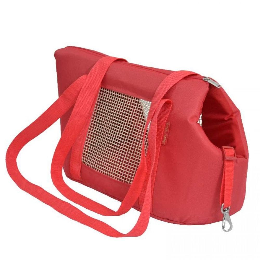 São Pet Bolsa Marie Nylon Vermelha 40X21X25 CM