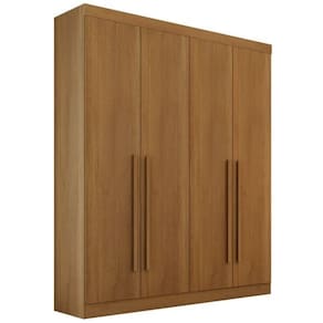 Guarda Roupa Solteiro 4 Portas 3 Gavetas Da Vinci Plus-cinamomo Móveis D`doro