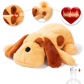 Brinquedo para alívio da ansiedade Goopow The Heartbeat Puppy de 3ª geração