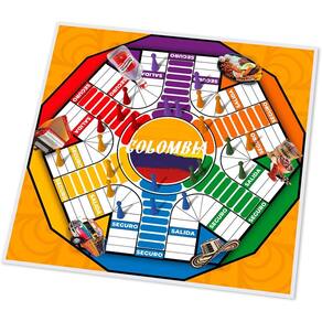 Jogo de tabuleiro PAP Products PARQUES COLOMBIANO para 2-6 jogadores