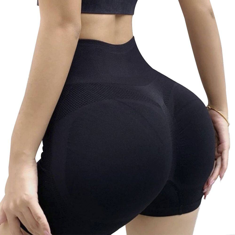 Short Levanta Bumbum Treino Academia Fit Musculaçao Yoga Exercicio Fisico Ginastica Cintura Alta Modelador