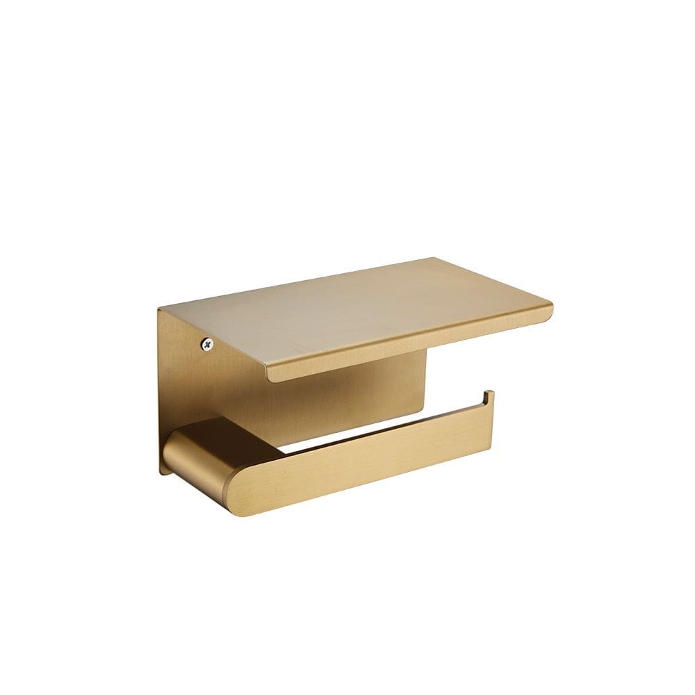 Papeleira Lorenzetti Loren Trend Brushed c/Suporte 2024 G87 Gold | 7048699