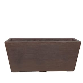 Vaso Jardineira Terra Fosco 80x35cm Caixa Master Com 6 Unidades Antique Rusty