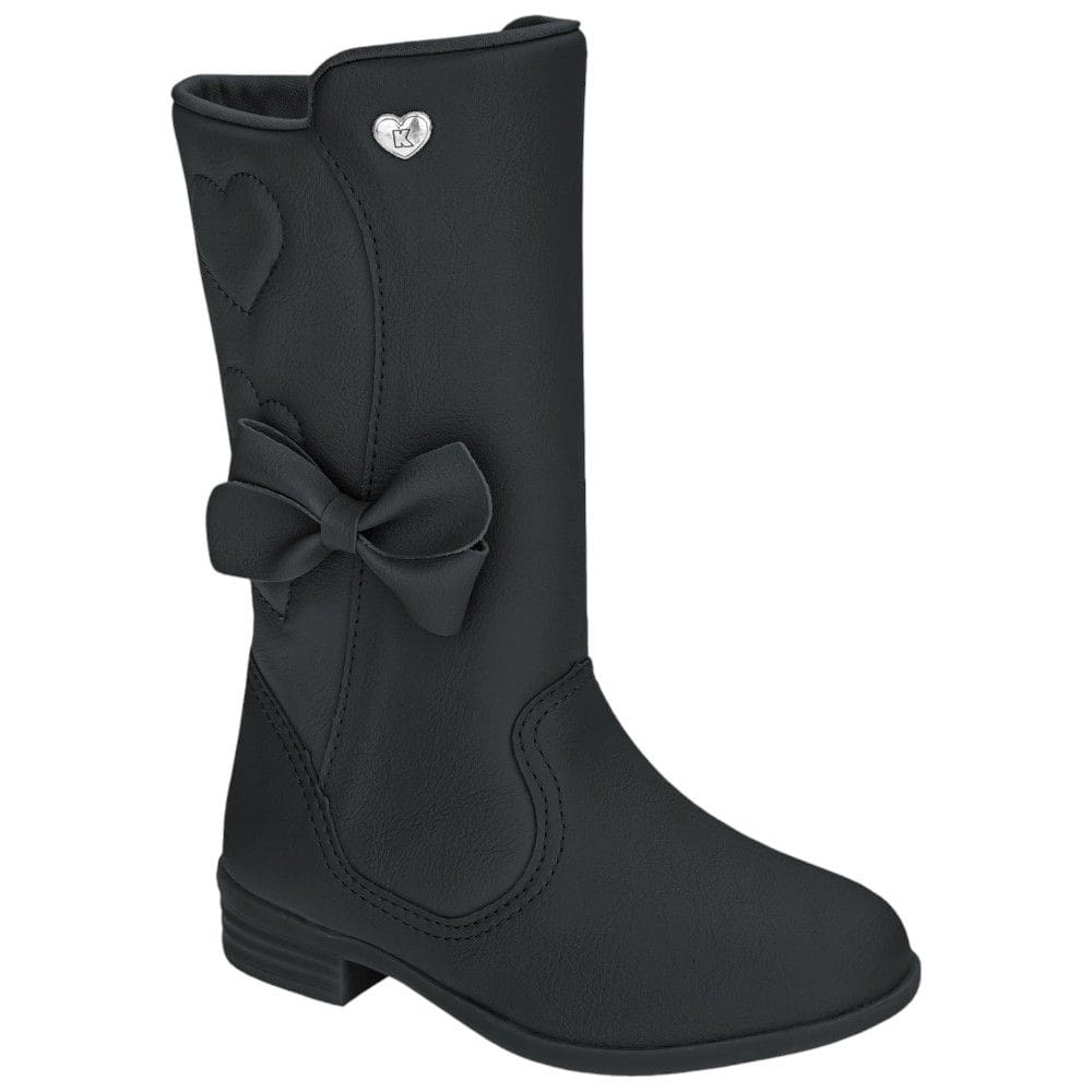 Bota Montaria Infantil Kidy 036-0052 Menina - Preta