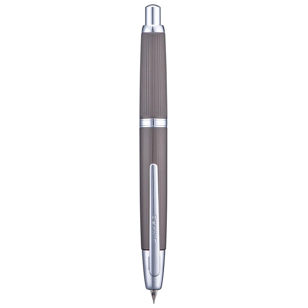 Caneta-tinteiro Jinhao 10 Press Retrátil Extra Fina Nib Cinza