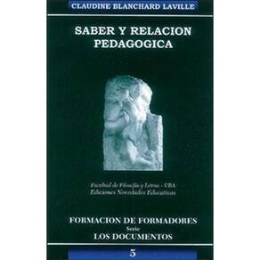 Saber Y Relación Pedagógica Un Enfoque Clínico