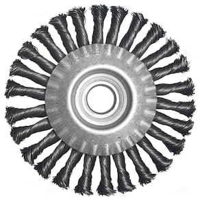 Escova Circular Trançada 7 x 1/2 x 7/8 POL Aço Carbono 2009 ABRASFER