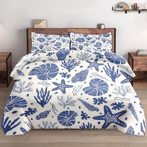 Conjunto de edredom WeCozy Twin Size Summer Beach Ocean Theme