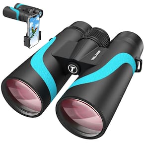 Binóculos Tinllaans 15x55 HD de alta potência à prova d`água BAK4 Prism