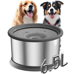 Tigela de água para cães Xetino 6,5 L/1,6 galões de aço inoxidável