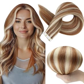 Fita adesiva em extensões de cabelo Full Shine 20 polegadas 50 g, cor 330P800