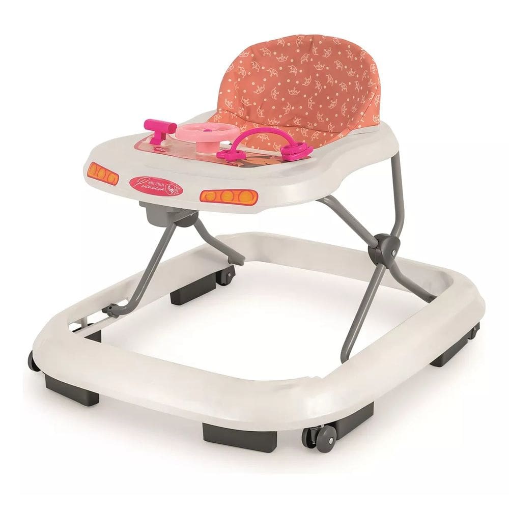 Andador Anda Já Infantil Bebê Princesa Tutti Baby Rosa