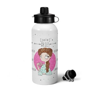 Garrafa Squeeze MQ Signos - Ela é de Áries - 600ml