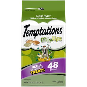 Bolsa de 1,42 kg Cat Treats Temptations MixUps Catnip Fever