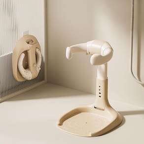 Suporte de banho para bebês CEILYEON dobrável ajustável em 5 níveis marrom