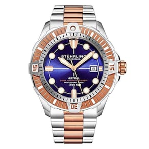 Relógio Masculino Stuhrling Astral 1005 Automático 45mm, Prata