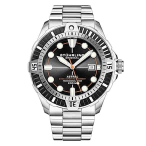 Relógio Masculino Stuhrling Astral 1005 Automático 45mm, Prata