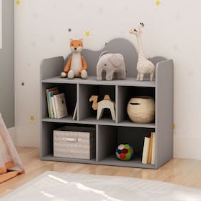 Nicho Organizador Nuvem 5 Nichos Marrom Claro - Genialflex