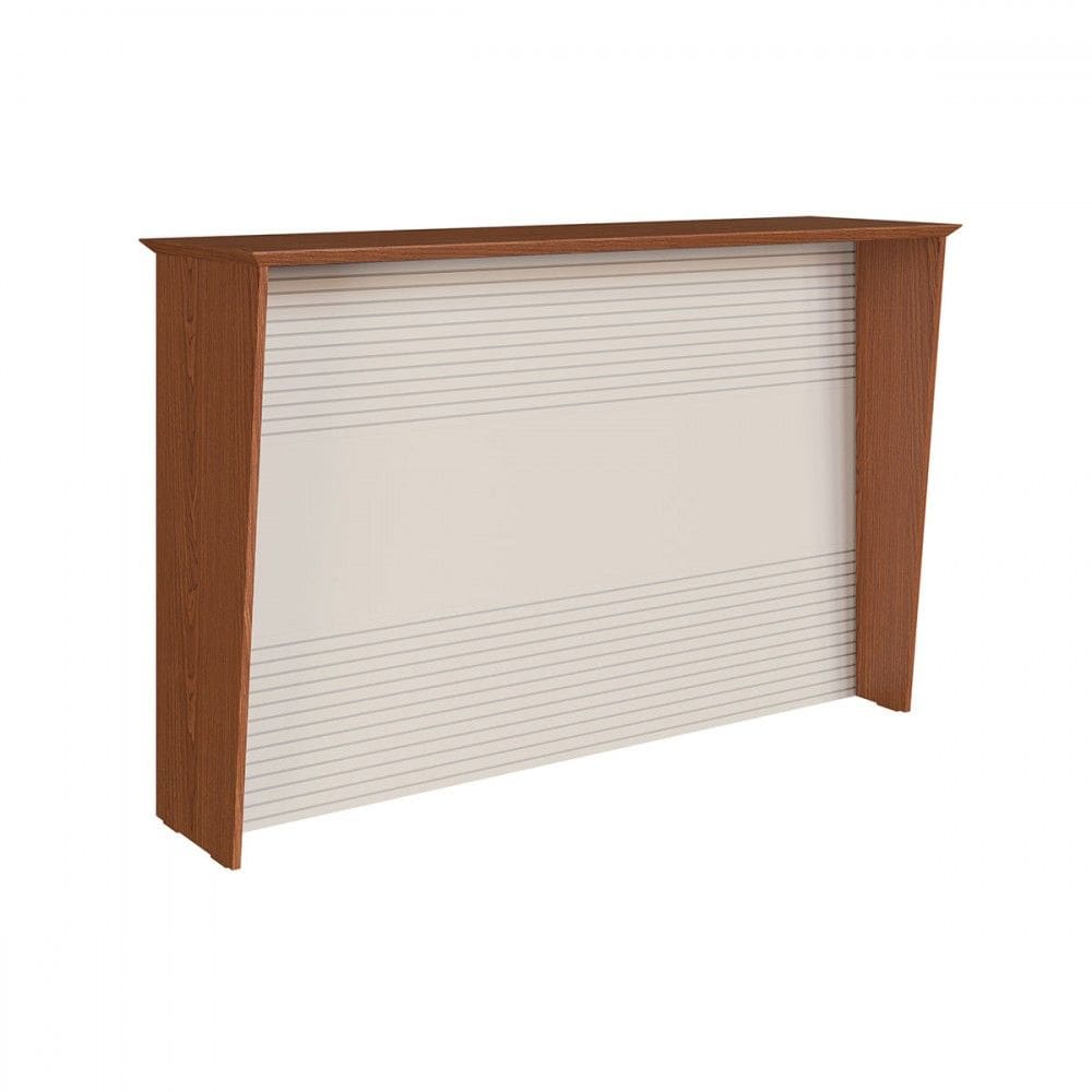 Bancada de Cozinha 156 Cm Uris 100% Mdf Off White/Canela - Genialflex