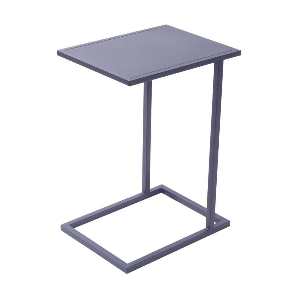 Mesinha Juno Preto Tampo e Base Metal