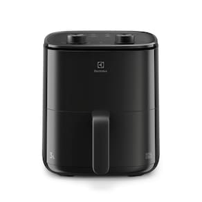 Fritadeira Elétrica Sem Óleo Electrolux Air Fryer por Rita Lobo 3L Preta Efficient 1200W (EAF05)