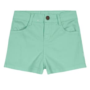 Shorts sarja infantil menina Brandili Verde