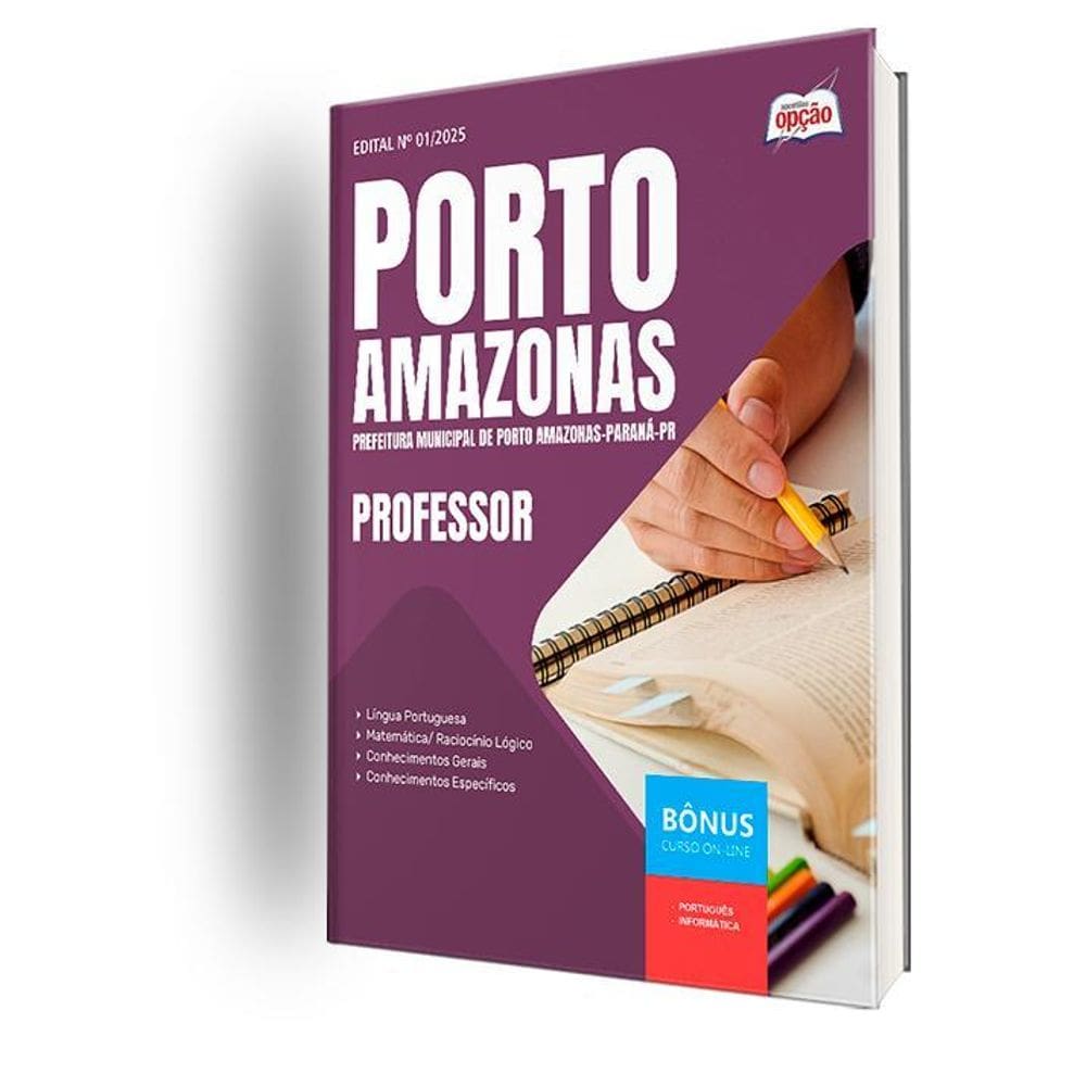 Apostila Prefeitura De Porto Amazonas Pr 2025 - Professor