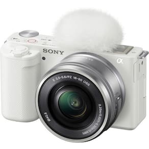 Câmera Sony Zv-E10 Mirrorless Kit Com Lente 16-50Mm Branca