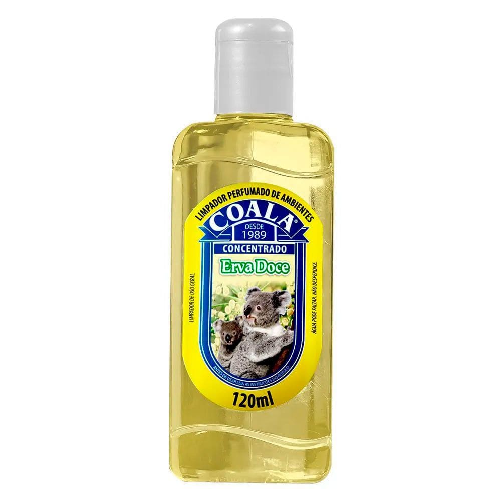Limpador Perfumado Concentrado Erva Doce 120ml Coala