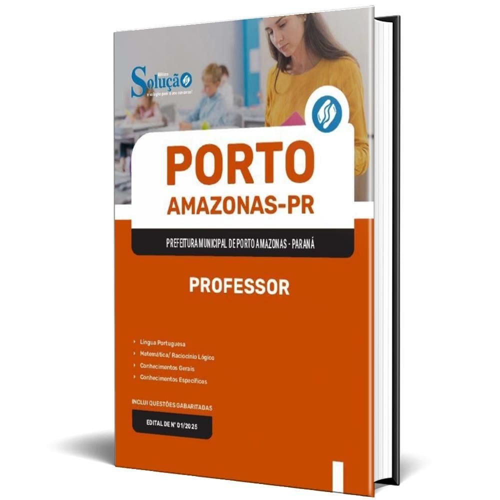 Apostila Prefeitura De Porto Amazonas Pr 2025 - Professor