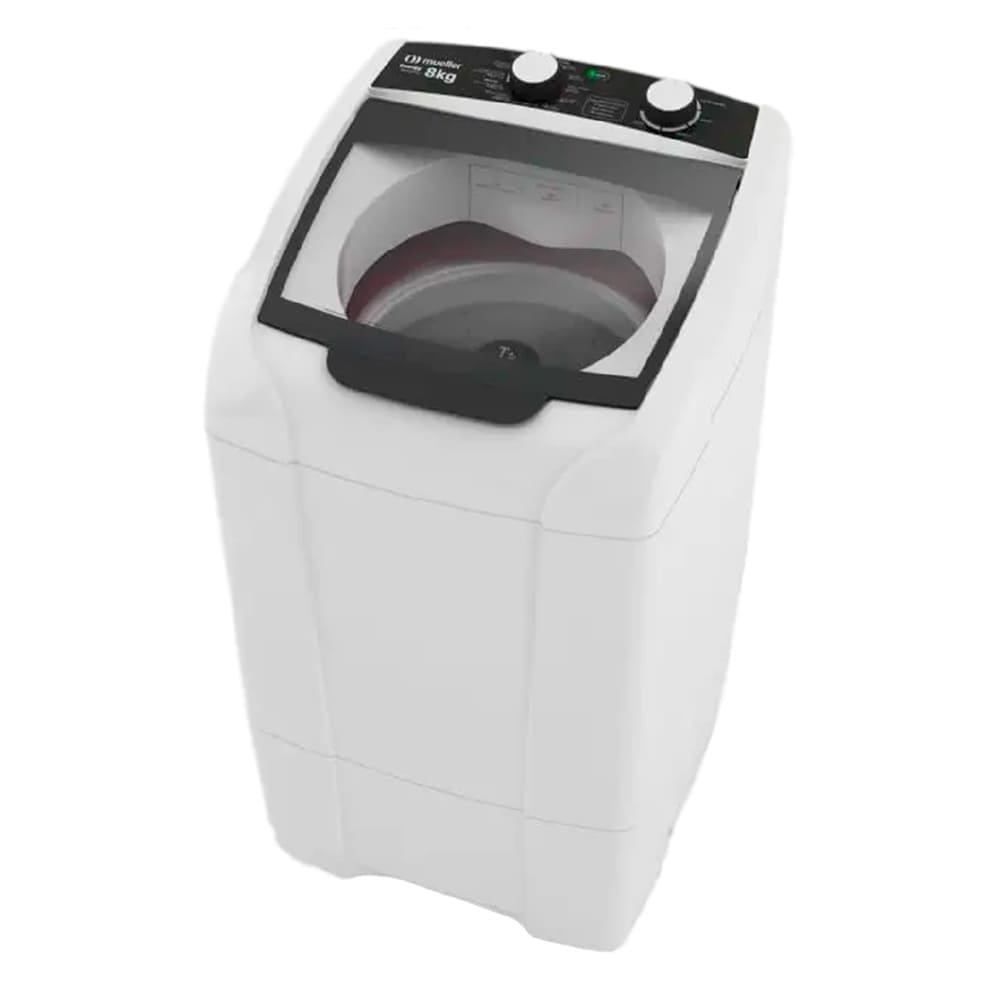 Máquina de Lavar Mueller Energy Automática 8kg Ciclo Rápido BCO-127v