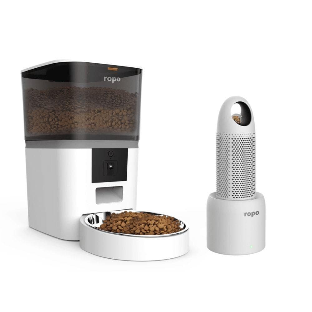 Kit Desumidificador Portátil Ropo Secapro 220V + Alimentador Automático Papa Pet