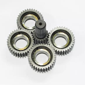 Engrenagens Dianteira Montada + Eixo Solar Tracao Zf Trator Valtra Valmet Massey