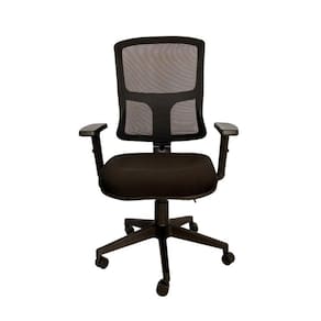 Cadeira Escritorio back system encosto telado nr17 Ergonomica preta G402A Atacadeiras