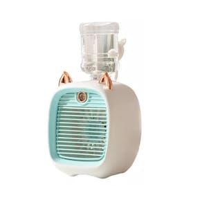 Mini Ventilador e Resfriador  Ar Portátil Recarregável