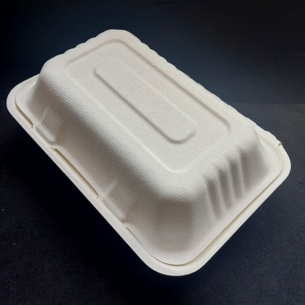 100 Embalagens Biodegradáveis 900 ml